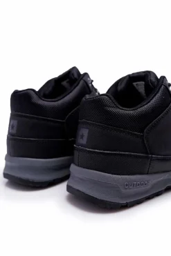 Big Star Shoes Trekkingowe Młodzieżowe Buty Big Star Wysokie Outdoor Czarne EE274816