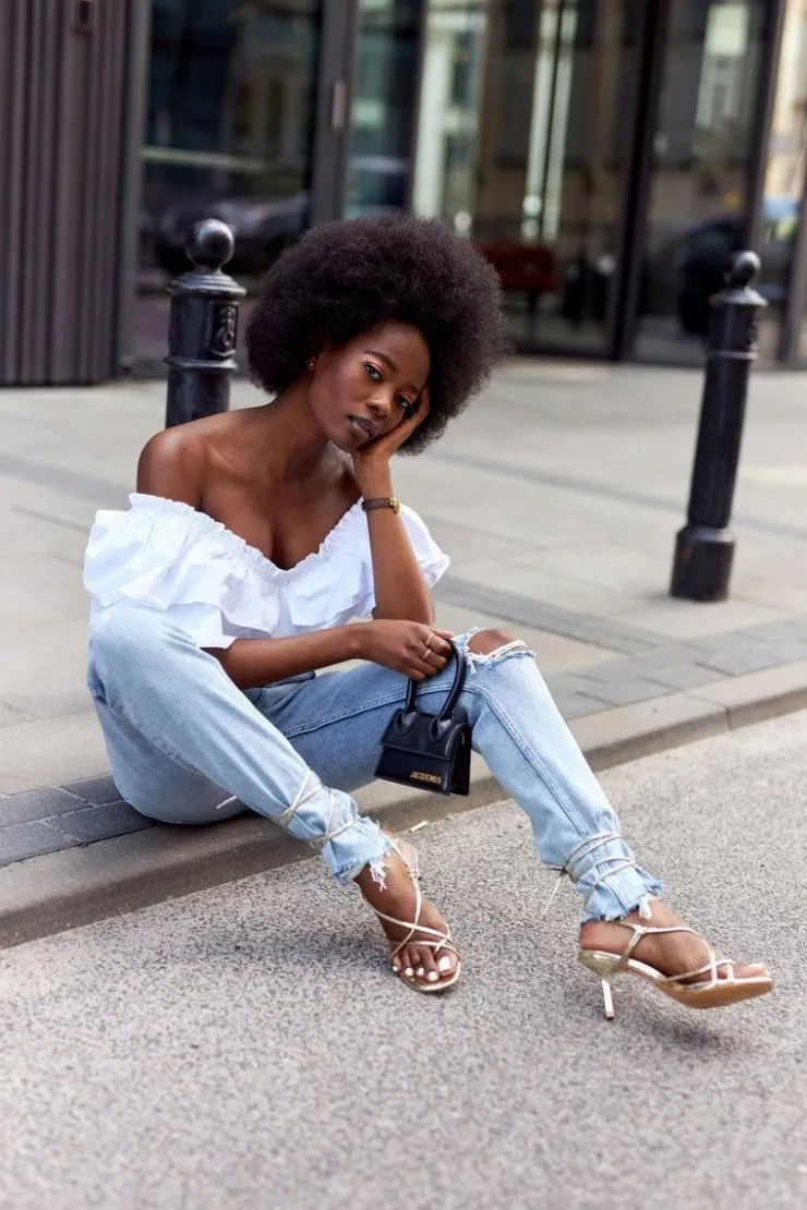 Outlet Boto Wiązane Sandały Na Szpilce Z Kwadratowym Noskiem Złote Runway