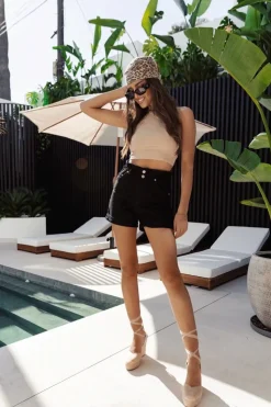 Boto Sandały Na Koturnie*Wiązane Sandały Na Wysokim Koturnie Beżowe Lendy