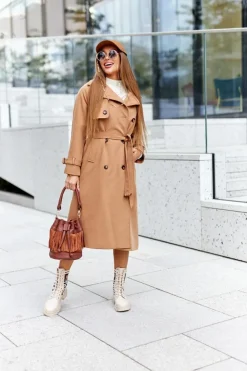 Boto Botki Sznurowane|Botki Zimowe Damskie*Workery Z Elastycznej Tkaniny Beżowe Love Story