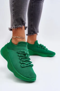 Discount Boto Wsuwane Buty Sportowe Damskie Zielone Juhitha