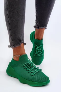 Discount Boto Wsuwane Buty Sportowe Damskie Zielone Juhitha