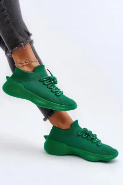 Discount Boto Wsuwane Buty Sportowe Damskie Zielone Juhitha