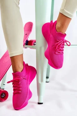 Boto Wsuwane Buty Sportowe Damskie Fuksja Dalmiro