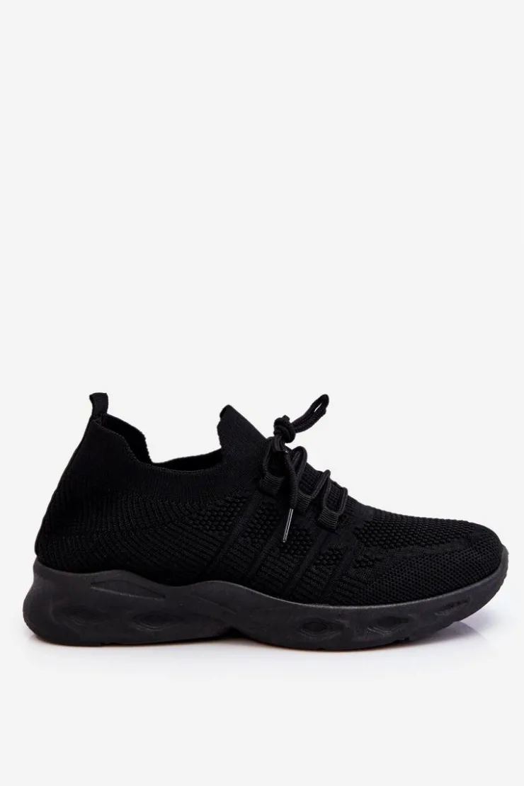 Clearance Boto Wsuwane Damskie Buty Sportowe Czarne Ellison