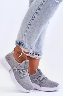 Boto Wsuwane Damskie Buty Sportowe Szare Hold Me!