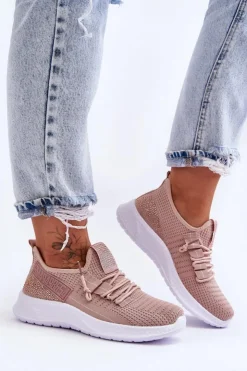 Boto Buty Sportowe Na Platformie|Sneakersy Damskie*Wsuwane Damskie Buty Sportowe Różowe Hold Me!