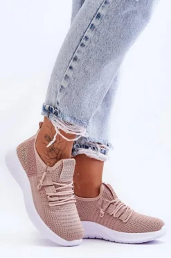 Boto Buty Sportowe Na Platformie|Sneakersy Damskie*Wsuwane Damskie Buty Sportowe Różowe Hold Me!