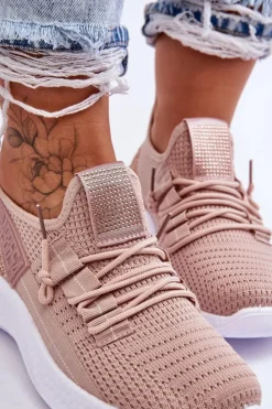 Boto Buty Sportowe Na Platformie|Sneakersy Damskie*Wsuwane Damskie Buty Sportowe Różowe Hold Me!