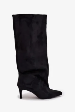 Boto Kozaki Ocieplane|Kozaki Na Szpilce*Wsuwane Kozaki Damskie Na Szpilce Czarne Taffine