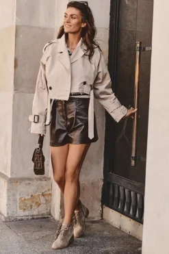 Damskie Boto Zamszowe Botki Damskie Na Płaskim Obcasie Beżowe Klemovia