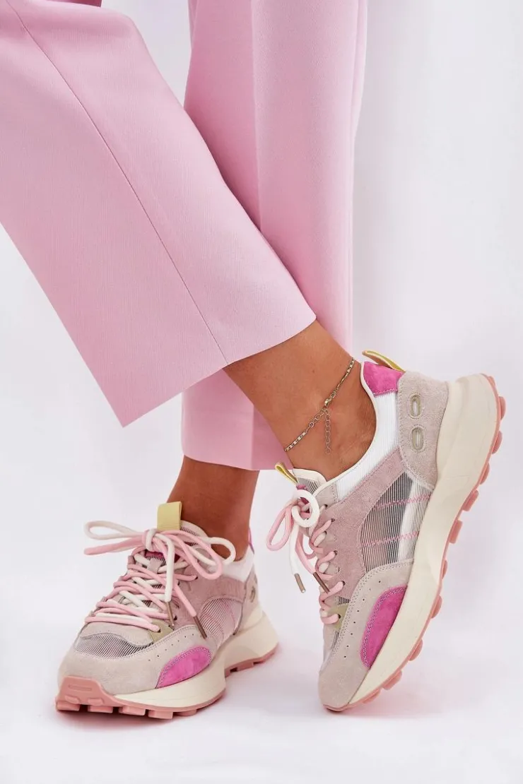 Clearance Buty damskie Vinceza Zamszowe Buty Sportowe Sneakersy Damskie Vinceza 66725 Multikolor