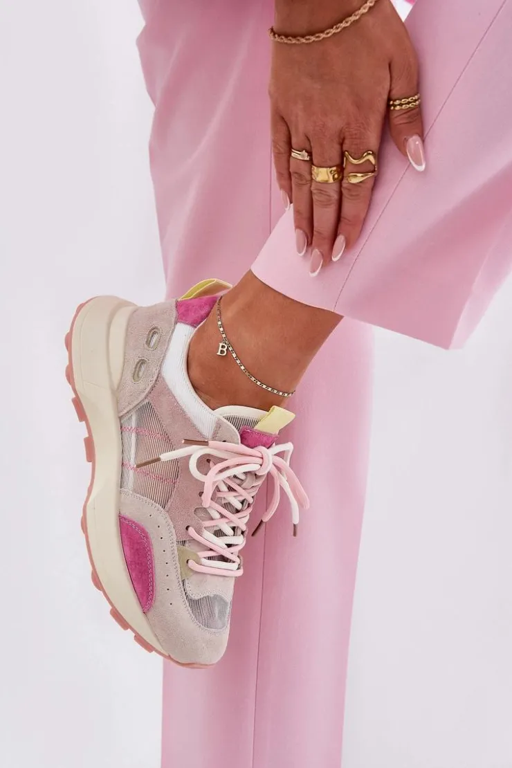 Clearance Buty damskie Vinceza Zamszowe Buty Sportowe Sneakersy Damskie Vinceza 66725 Multikolor