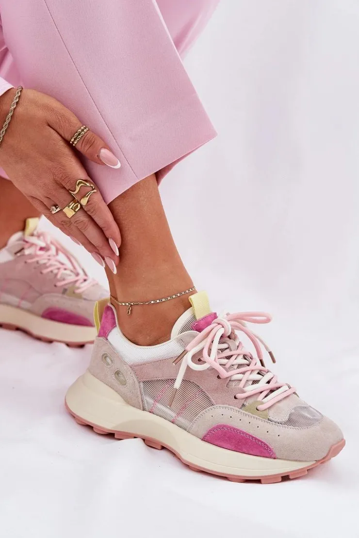 Clearance Buty damskie Vinceza Zamszowe Buty Sportowe Sneakersy Damskie Vinceza 66725 Multikolor