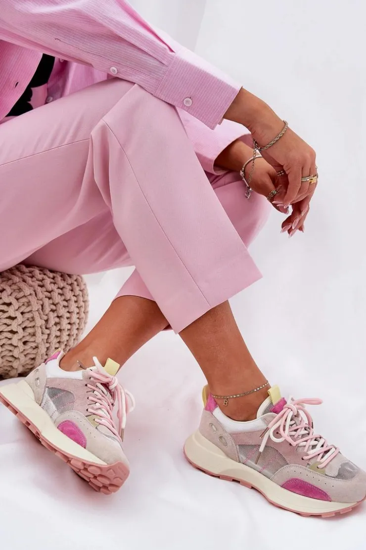 Clearance Buty damskie Vinceza Zamszowe Buty Sportowe Sneakersy Damskie Vinceza 66725 Multikolor