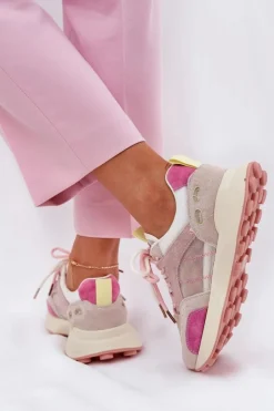 Clearance Buty damskie Vinceza Zamszowe Buty Sportowe Sneakersy Damskie Vinceza 66725 Multikolor