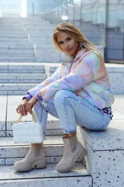 Damskie Boto Zamszowe Damskie Botki Workery Jasnobeżowe Kennel