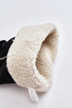 Damskie Maciejka Zamszowe Damskie Kozaki Na Masywnej Platformie 06312-01 Czarne