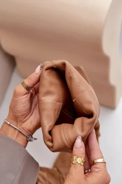 Zazoo Kozaki Na Słupku|Kozaki Wiosenne*Zamszowe Kozaki Na Niskim Obcasie Z Cholewką Przed Kolano 3444/O Camel Brązowy