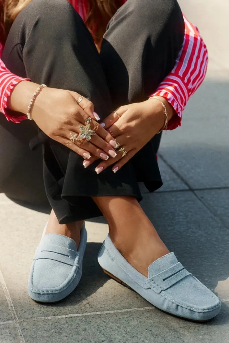 Damskie Big Star Shoes Zamszowe Mokasyny Damskie Big Star RR274943 e