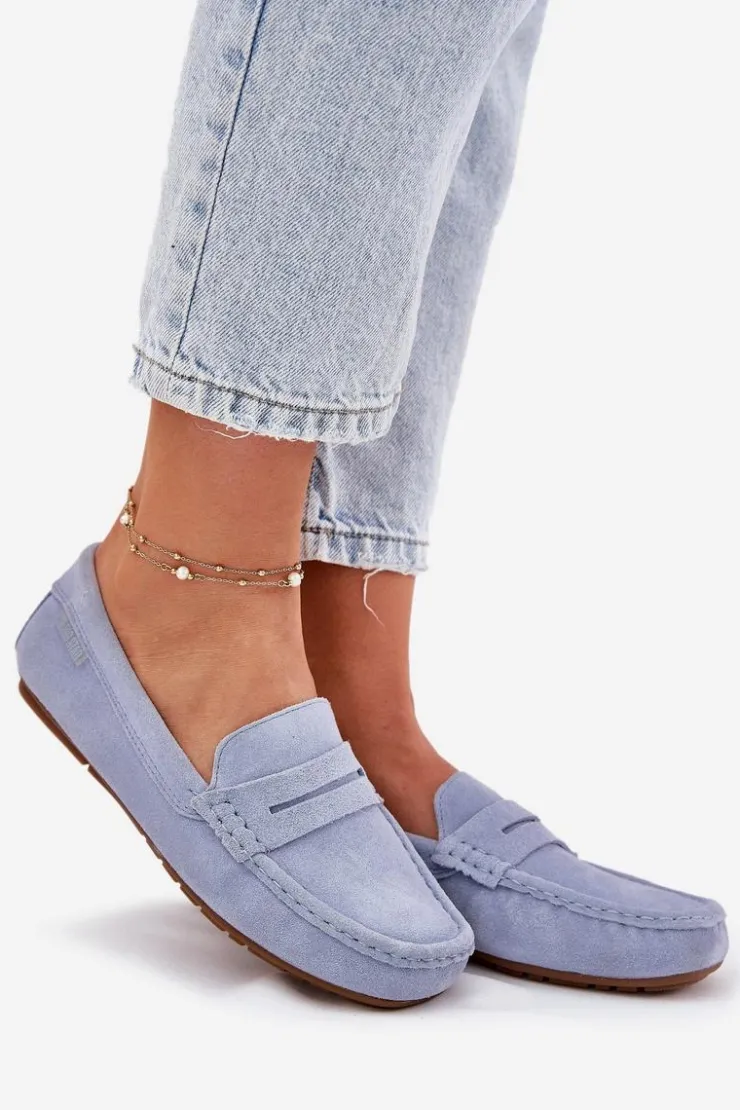 Damskie Big Star Shoes Zamszowe Mokasyny Damskie Big Star RR274943 e