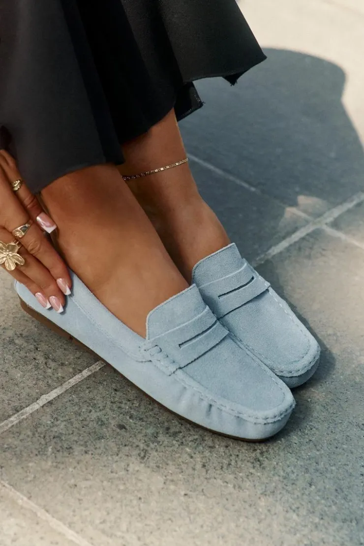 Damskie Big Star Shoes Zamszowe Mokasyny Damskie Big Star RR274943 e