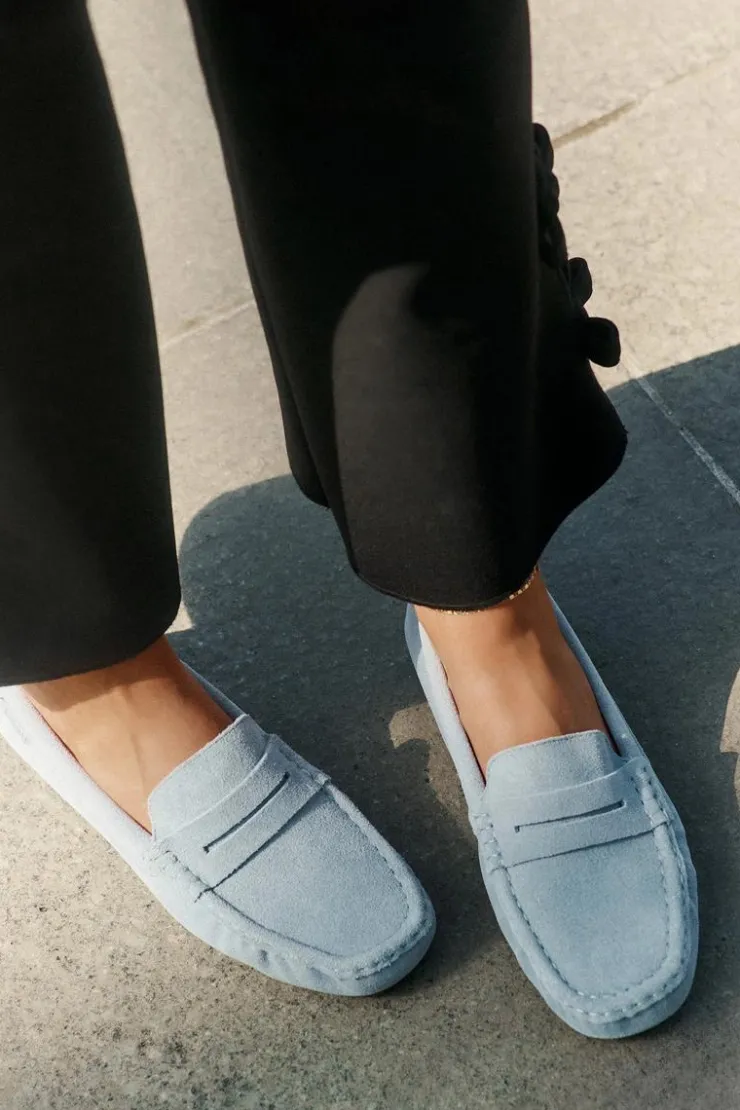 Damskie Big Star Shoes Zamszowe Mokasyny Damskie Big Star RR274943 e