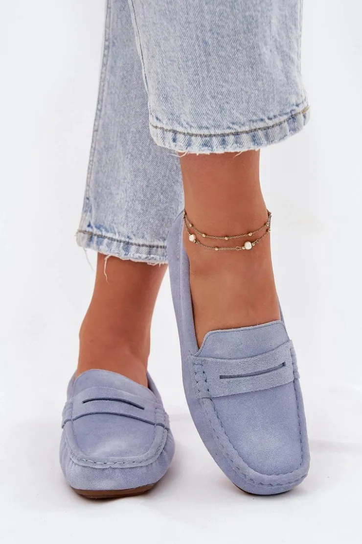 Damskie Big Star Shoes Zamszowe Mokasyny Damskie Big Star RR274943 e