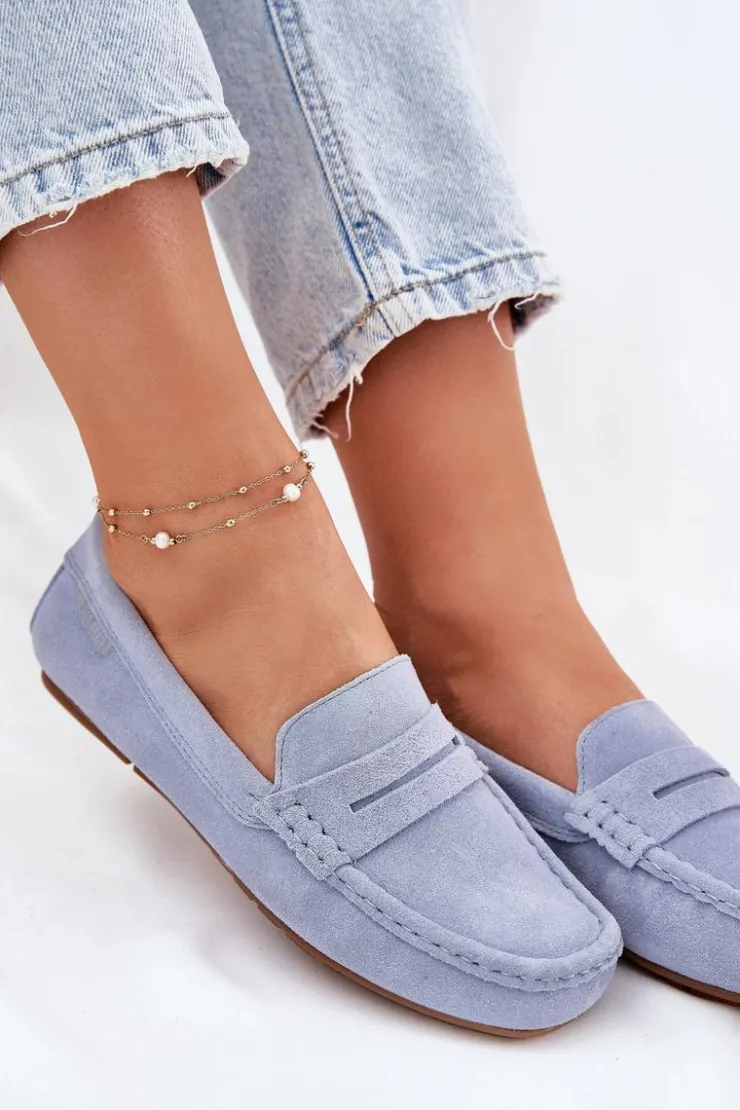 Damskie Big Star Shoes Zamszowe Mokasyny Damskie Big Star RR274943 e