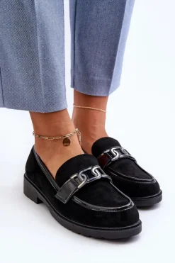 New Damskie buty S.Barski Zamszowe Mokasyny Damskie S.Barski HY350A