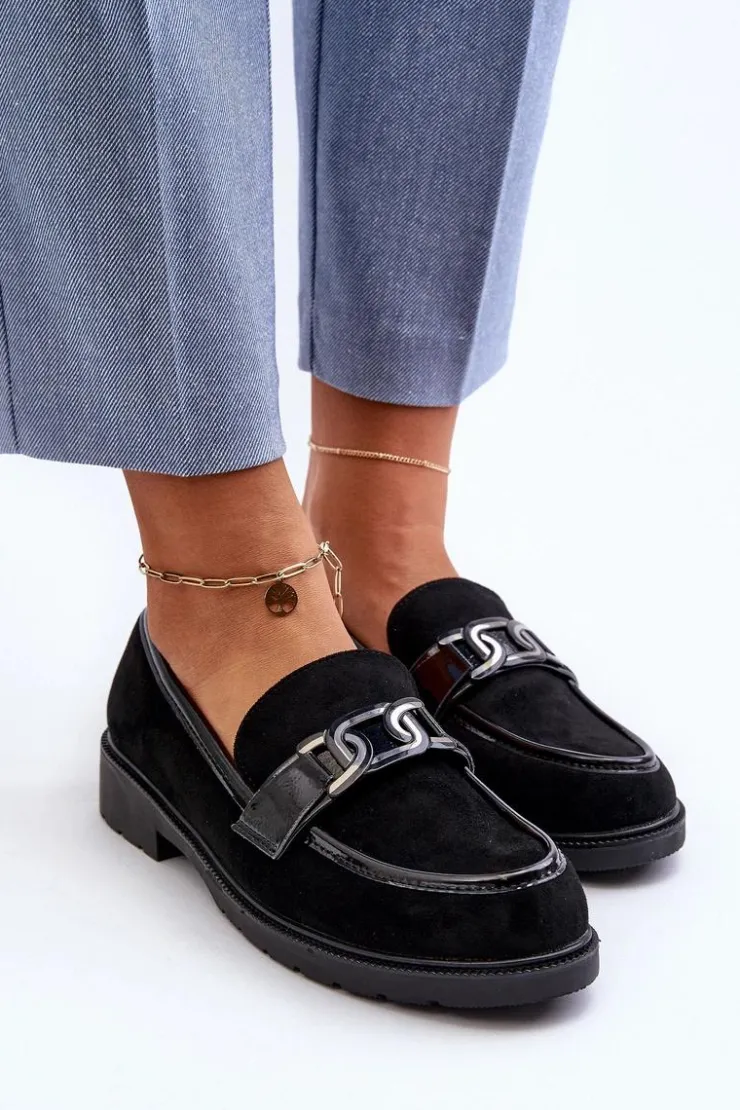 New Damskie buty S.Barski Zamszowe Mokasyny Damskie S.Barski HY350A