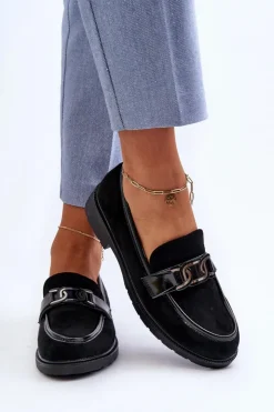 New Damskie buty S.Barski Zamszowe Mokasyny Damskie S.Barski HY350A