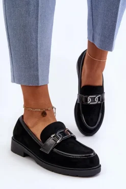 New Damskie buty S.Barski Zamszowe Mokasyny Damskie S.Barski HY350A