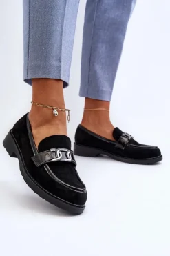 New Damskie buty S.Barski Zamszowe Mokasyny Damskie S.Barski HY350A