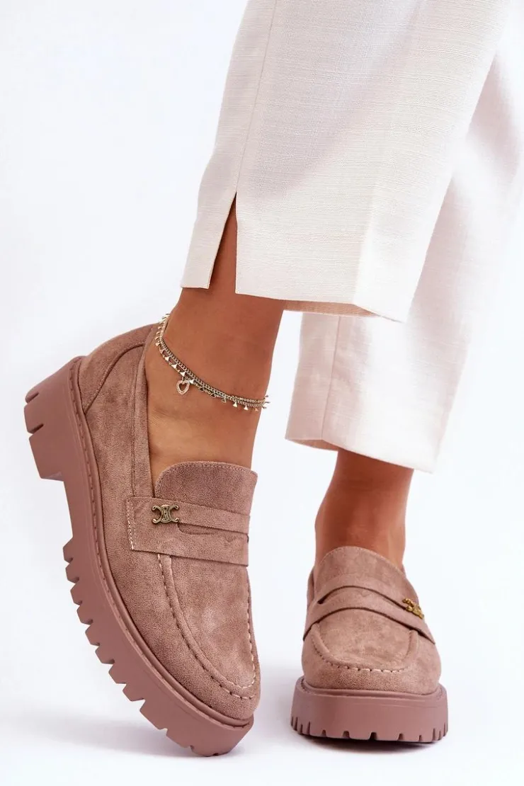 Best Boto Zamszowe Mokasyny Z Ozdobą Brązowe Esperta