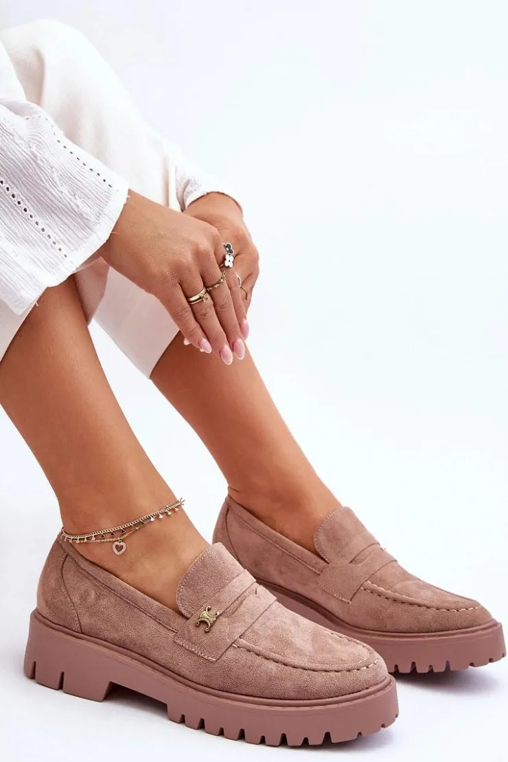 Best Boto Zamszowe Mokasyny Z Ozdobą Brązowe Esperta