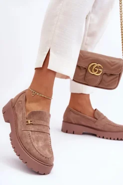 Best Boto Zamszowe Mokasyny Z Ozdobą Brązowe Esperta