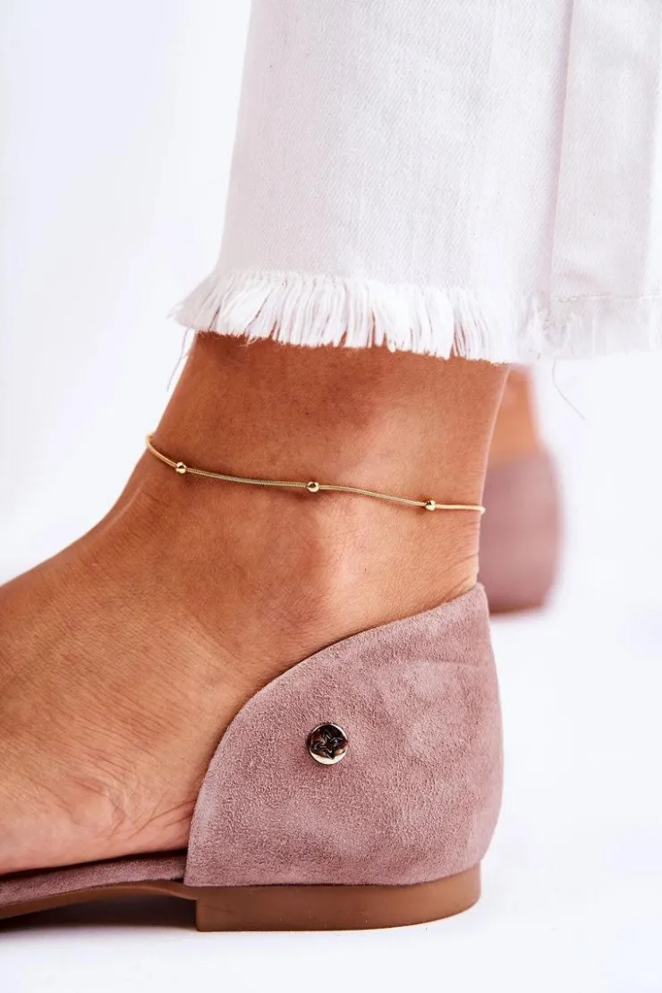 Maciejka Zamszowe Sandały 03615-02 Brązowe